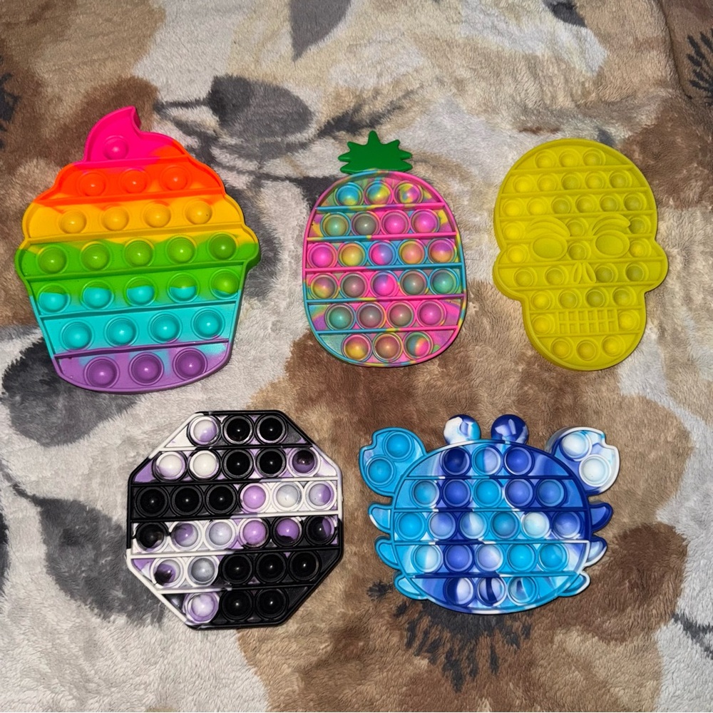 Colorful Pop Fidget Toy Set - Picture 4 of 4